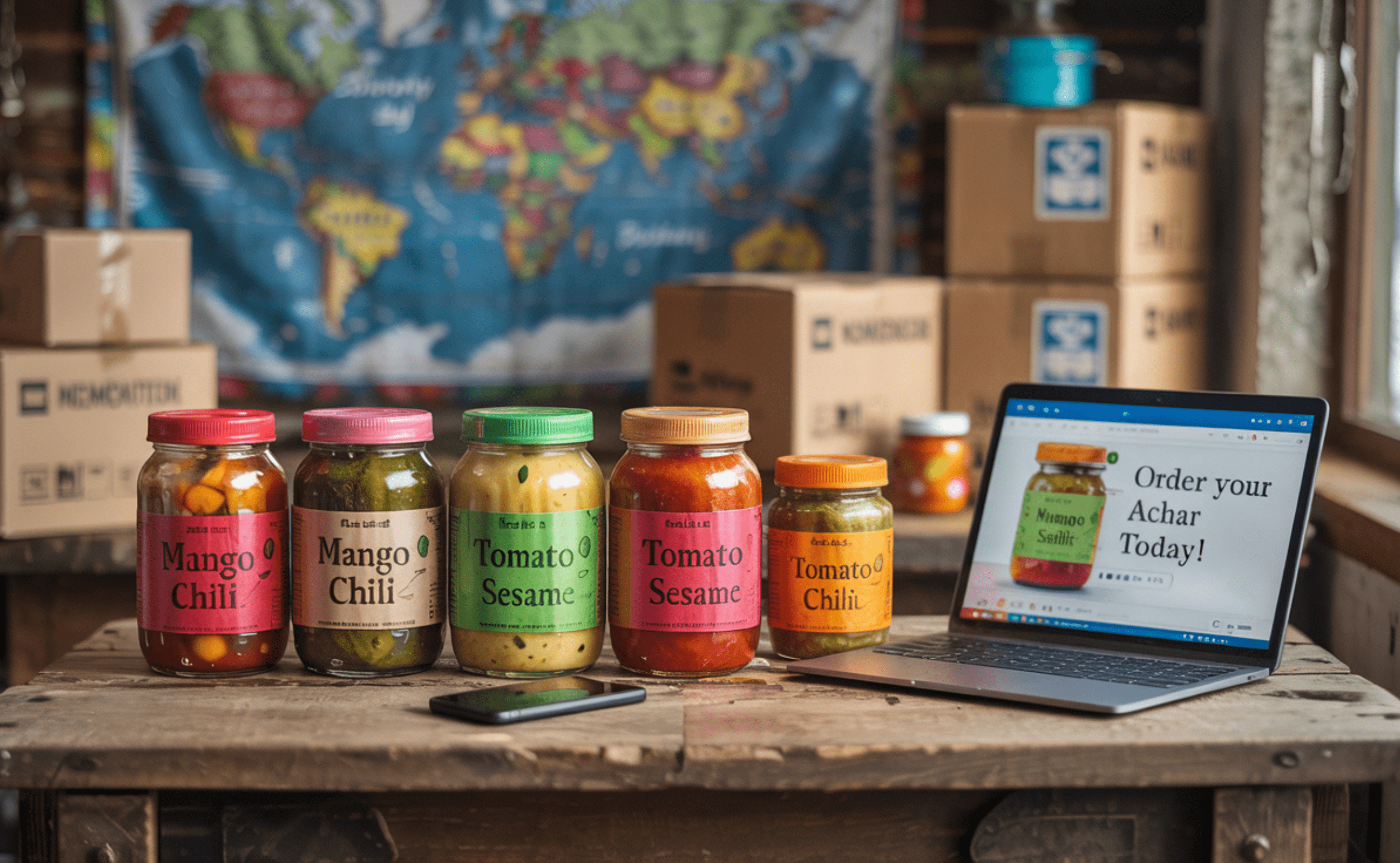 Let Achar Business in Nepal Explore the Global Market with a Customized Website